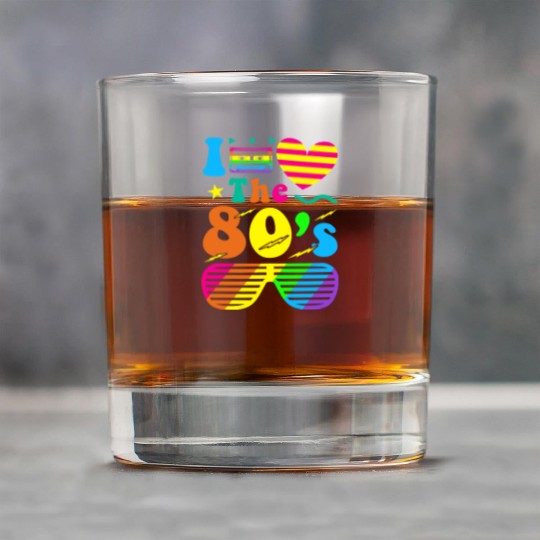 Retro 80s Style design – Perfect for Nostalgia Fa Rock Glasses