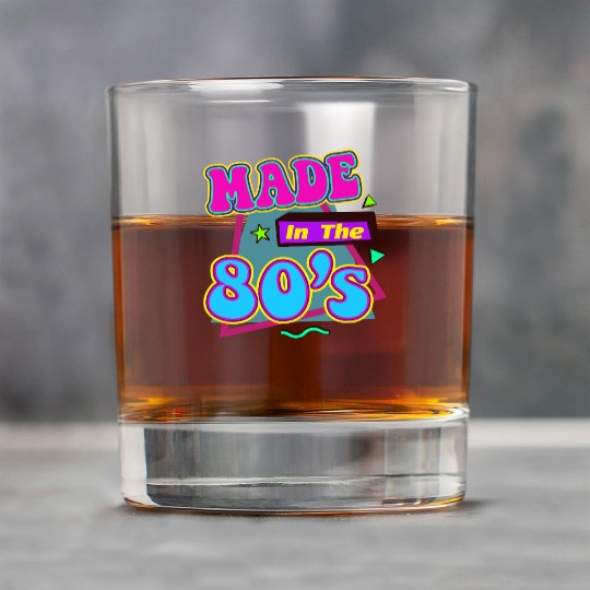 Retro 80s Style design Perfect for Nostalgia Fans Rock Glasses
