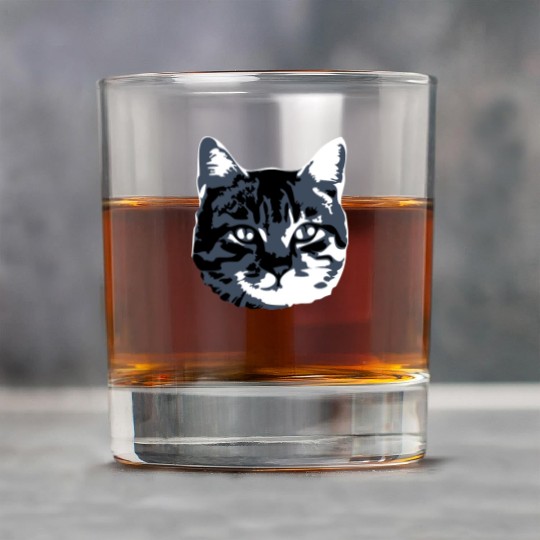 Cat Lover Realistic Pet Face Cute Cool Kitten Head Rock Glasses