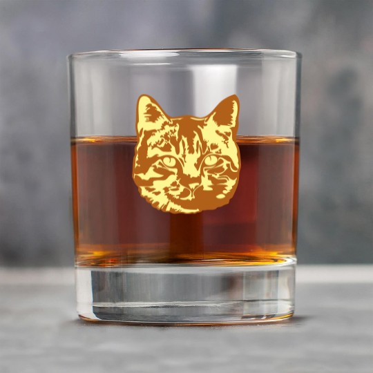 Cat Lover Realistic Pet Face Cute Cool Kitten Head Rock Glasses