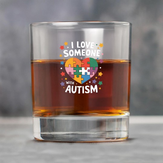 I Love Someone With Autism Autistic Awareness Rock Glasses