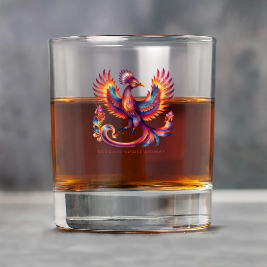 Scorpio Spirit Animal Phenix Alebrije Male Rock Glasses