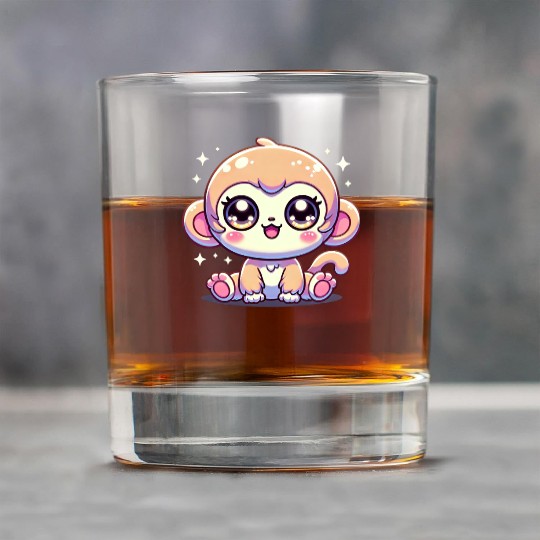 Super Cute Kawaii Baby Monkey Rock Glasses