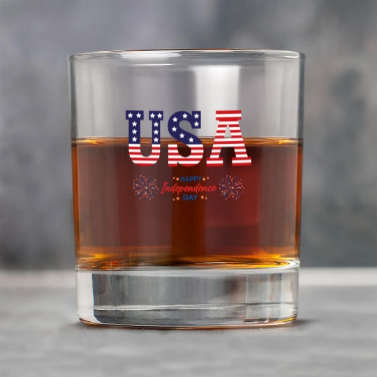 Happy Independence Day - USA Rock Glasses