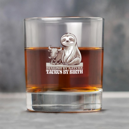 Bullish By Nature Taurus Zodiac Sloth Rock Glasses