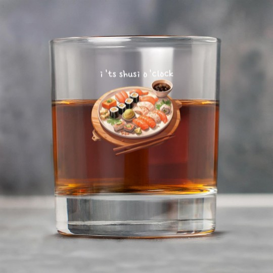 Its sushi o'clock Rock Glasses