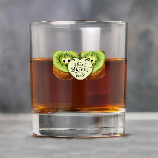 Your Heart is Sweet as Your Taste – Kiwi Love Rock Glasses