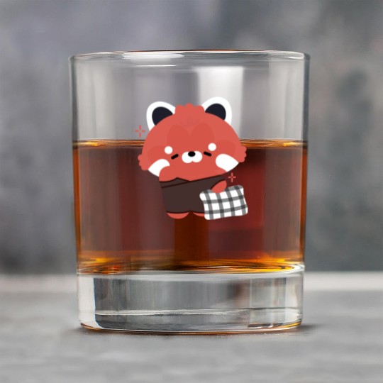 Sleepy Red Panda Rock Glasses