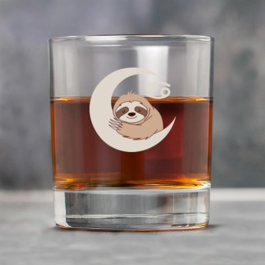 Cancer Zodiac Sloth Embrace the Calmness Rock Glasses