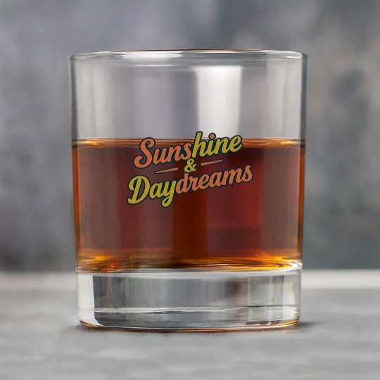 Sunshine & Daydreams Retro Typography Design Rock Glasses