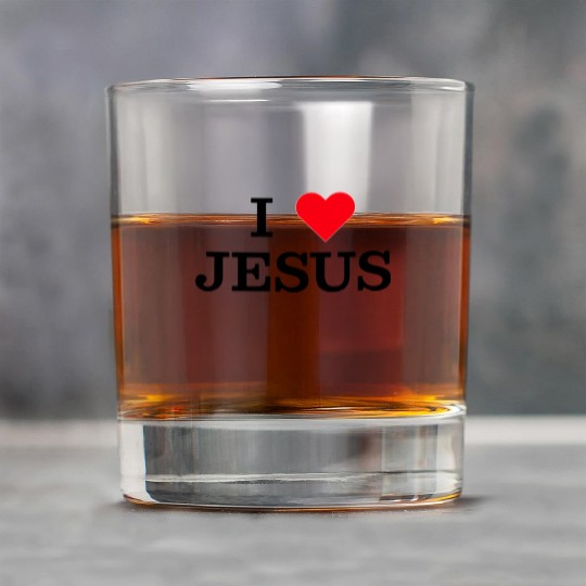 I Heart Jesus Rock Glasses