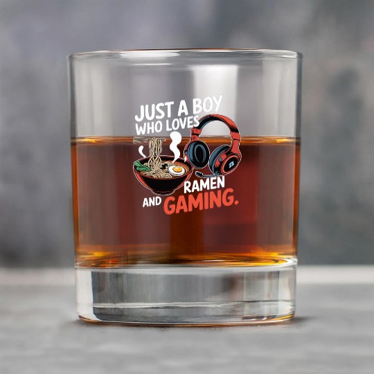 Funny Ramen & Gaming – Gamer Life Rock Glasses