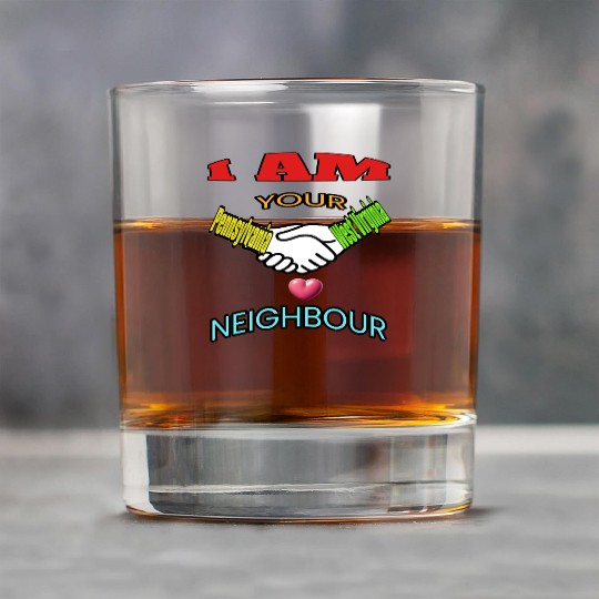 I AM YOUR NEIGHOUR PENNSYLVANIA AND WEST VIRGINIA Rock Glasses