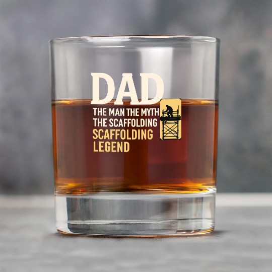 Scaffolder Scaffold Scaffolding Dad Fathers day Rock Glasses