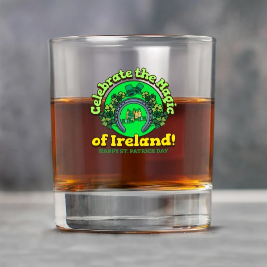Celebrate the Magic of Ireland Rock Glasses