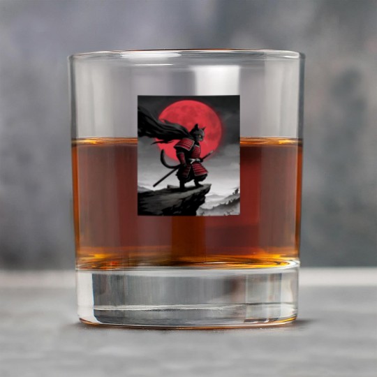 Japanese Cat Samurai Cat Rock Glasses