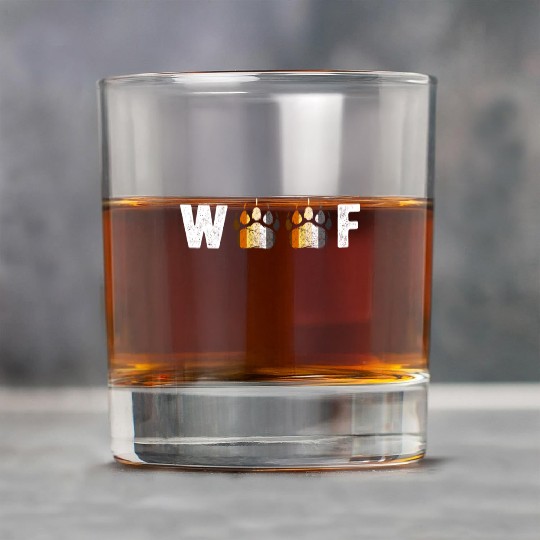 Woof Bear Pride Paw Prints Gay Men LGBT Bear Flag Rock Glasses