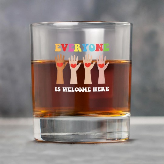 Everyone Is Welcome Here Idaho Teacher Rock Glasses