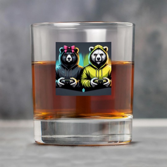 Gamer Bears Rock Glasses