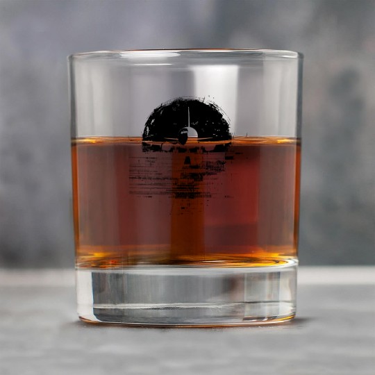 Aircraft Sketch Rock Glasses