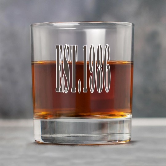 EST. 1986 Retro Rock Glasses – Bold Vintage Rock Glasses for 80s