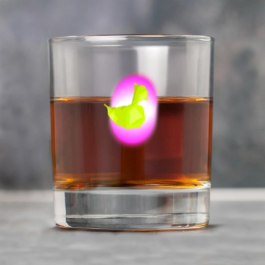 Duck Rock Glasses, Neon, Fun Rock Glasses, Abstract Duckli