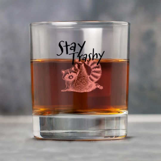 Stay Trashy Raccoon – Funny Meme Rock Glasses