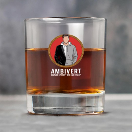 Ambivert Because Life Isn’t One Size Fits All Rock Glasses