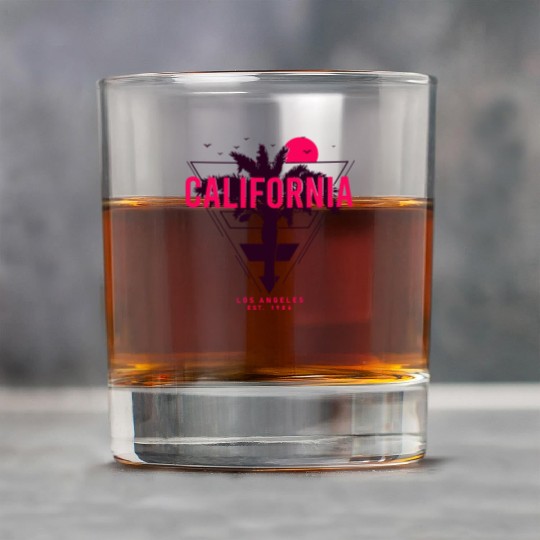 California Est 1986 Rock Glasses