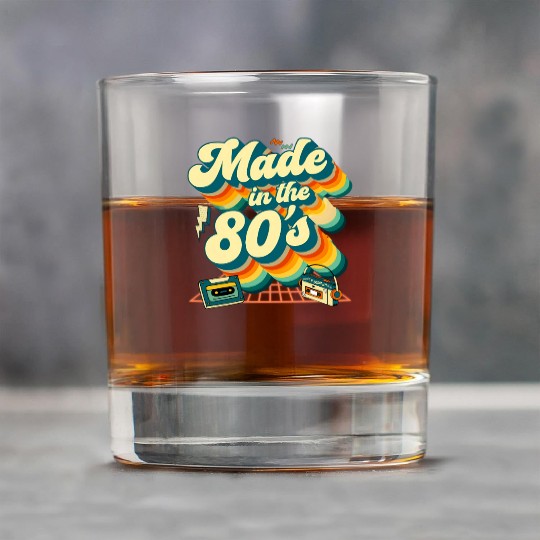 made in the 80s retro groovy Rock Glasses