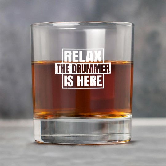 Relax the drummer is here for drummer drum player Rock Glasses