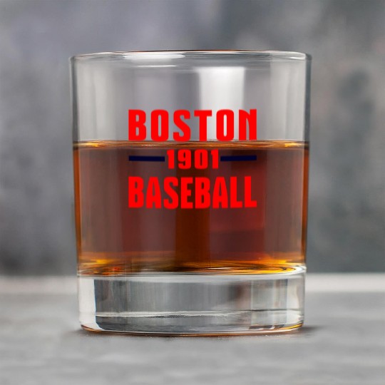 Boston Baseball Classic Rock Glasses