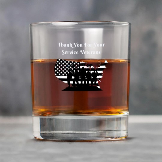Thank You For Your Service Veterans day US Army Rock Glasses