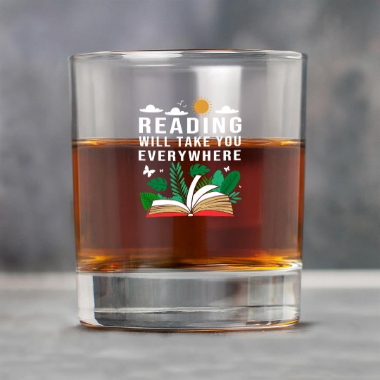 Reading Teacher Librarian Read Book Rock Glasses