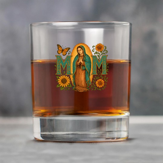 Mexican Mom Mexican Heritage Virgen De Guadalupe Rock Glasses