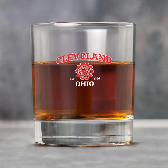 Cleveland Ohio Pride - Hometown Ohio Rock Glasses