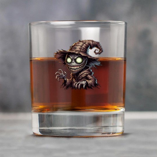 Evil Scarecrow Witch – Creepy Halloween Horror Rock Glasses