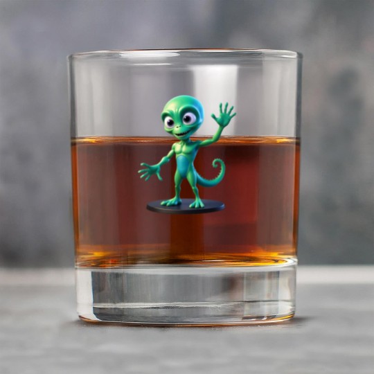 green alien Rock Glasses