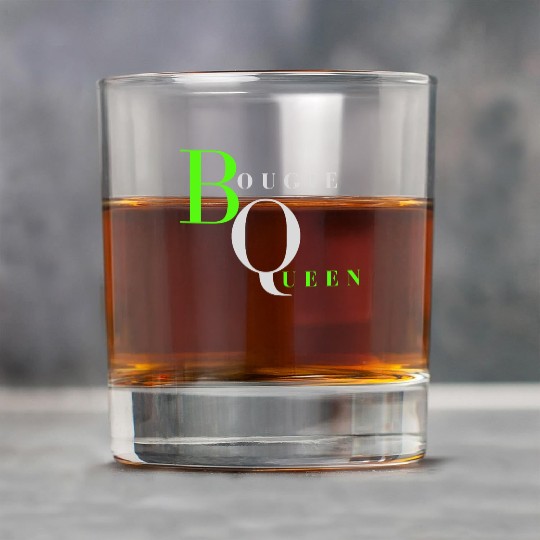 Bougie Queen Lime& Gray Rock Glasses