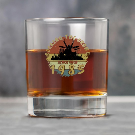 40th Birthday Rocking the crowd DRM 07/1985 Rock Glasses