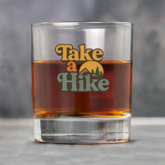 Take A Hike Retro Mountain Rock Glasses