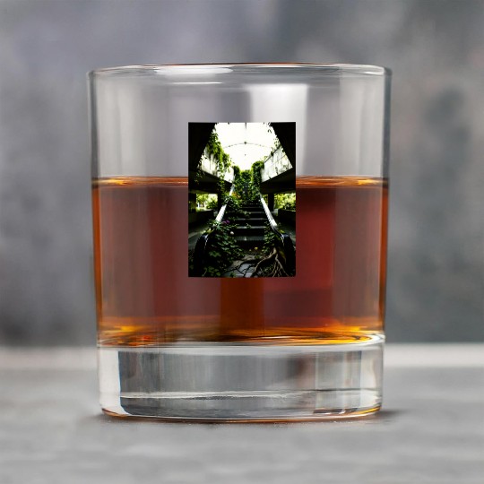 Echoes of Growth Nature Reclaims the Halls Rock Glasses