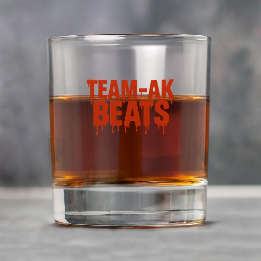 Red TEAM-AK BEATS Rock Glasses
