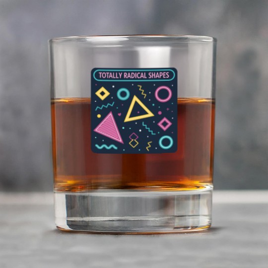 Totally Radical Shapes Neon Geometric 80s Rock Glasses