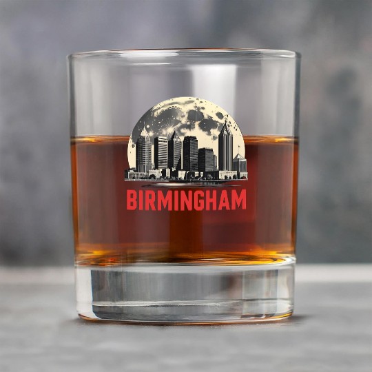 Birmingham City Albm Skyline Full Moon Rock Glasses