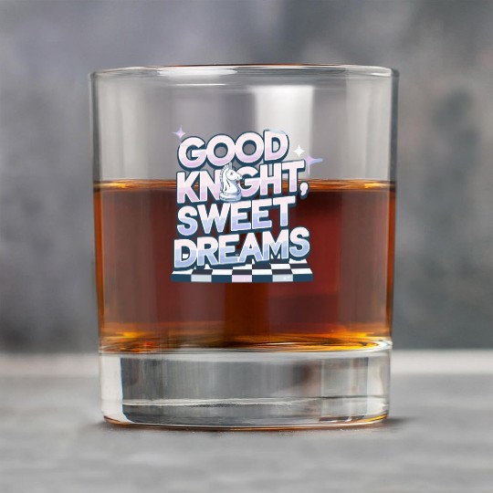Good Knight, Sweet Dreams Chess Lover's Fantasy Rock Glasses