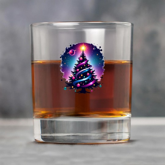 Galactic Tree of Life Rock Glasses