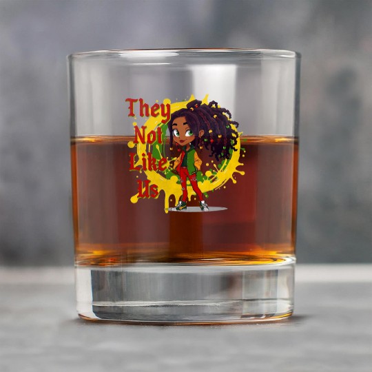 They Not Like Us Black History Melanin African Rock Glasses
