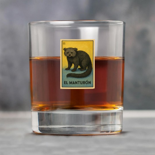 EL MANTURÓN - THE BEARCAT - LA LOTERÍA Rock Glasses