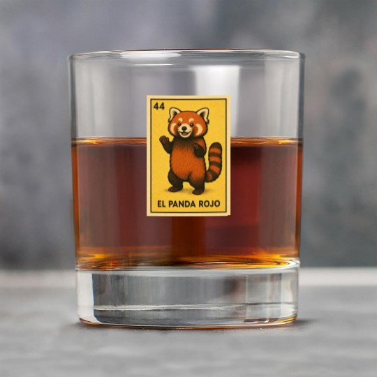 EL PANDA ROJO - THE RED PANDA - LA LOTERÍA Rock Glasses